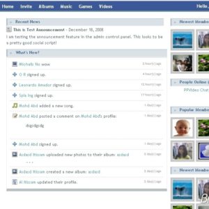 Social Media like Facebook